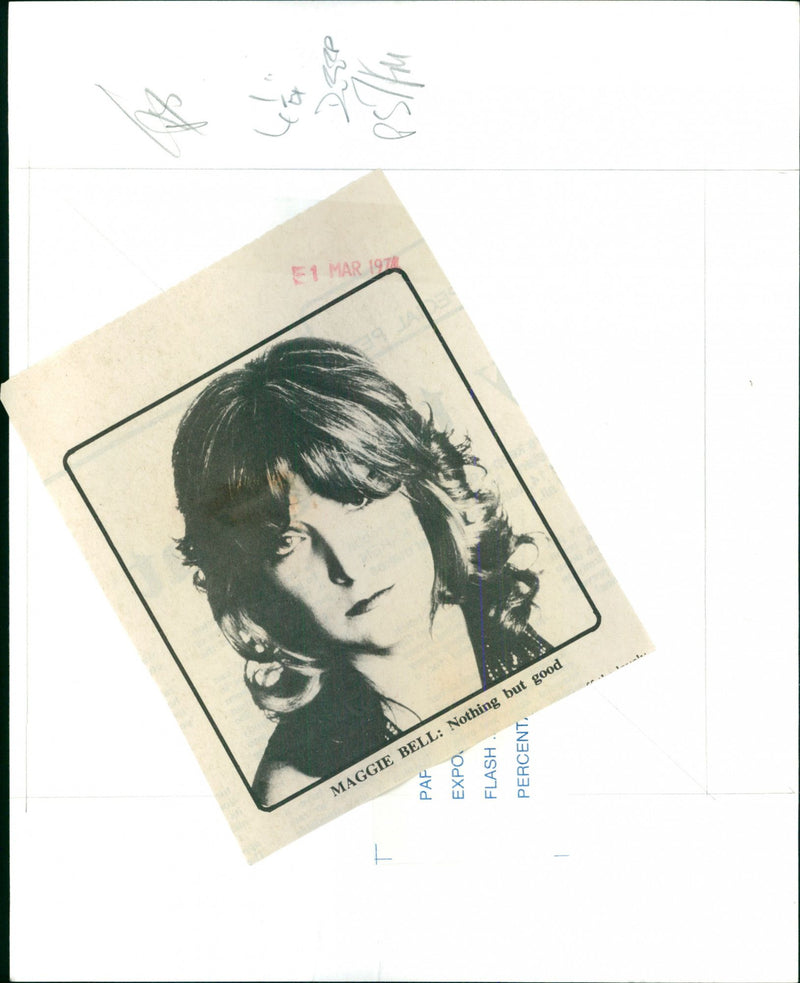Maggie Bell - Vintage Photograph