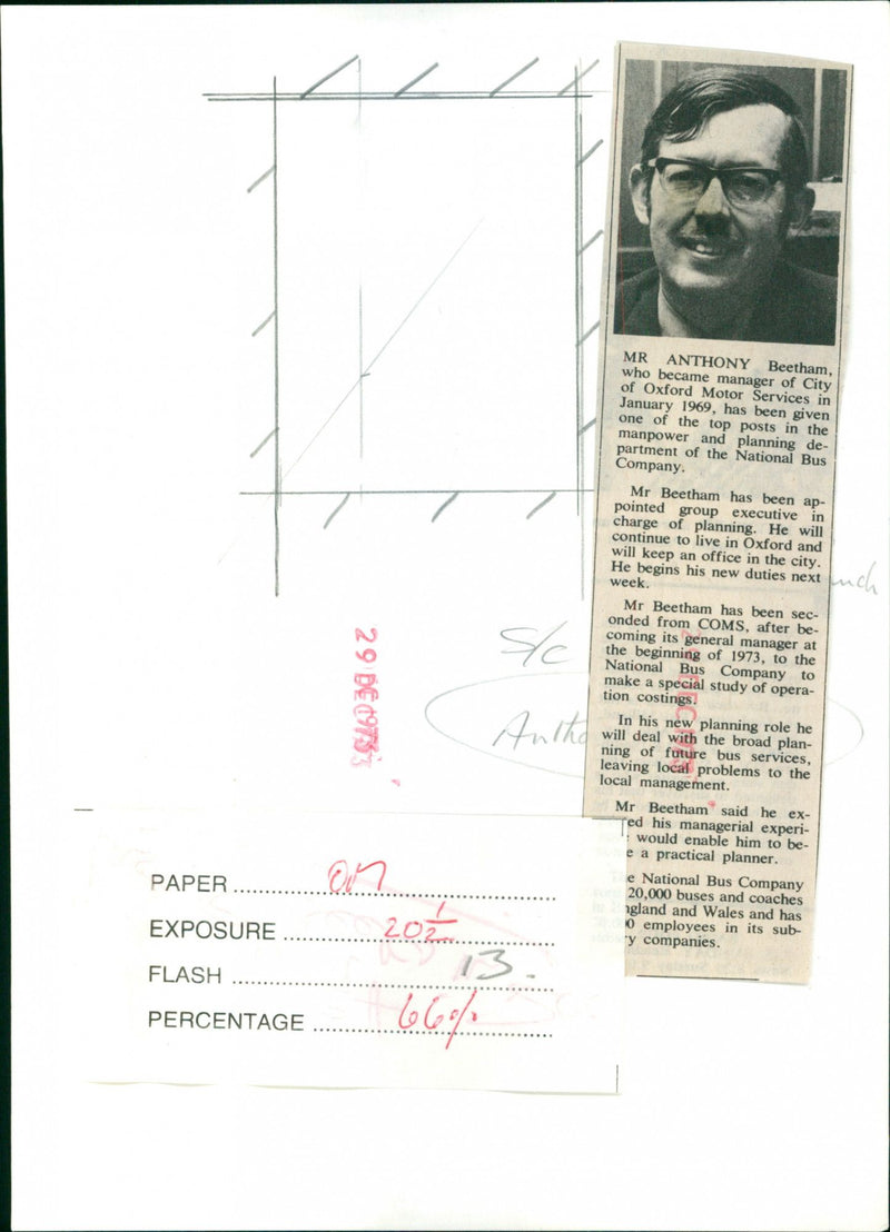 Anthony Beetham - Vintage Photograph