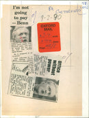 Tony Benn - Vintage Photograph