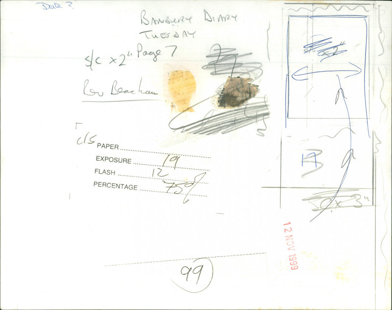 Rev. Ian Beacham - Vintage Photograph