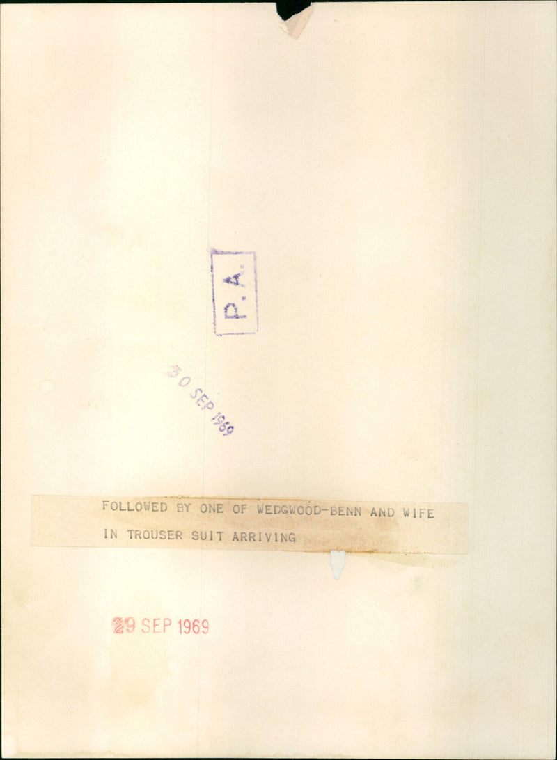 Tony Benn - Vintage Photograph