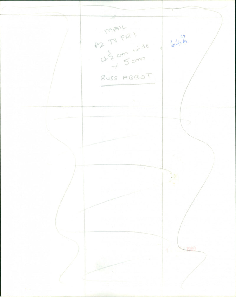 Russ Abbot - Vintage Photograph