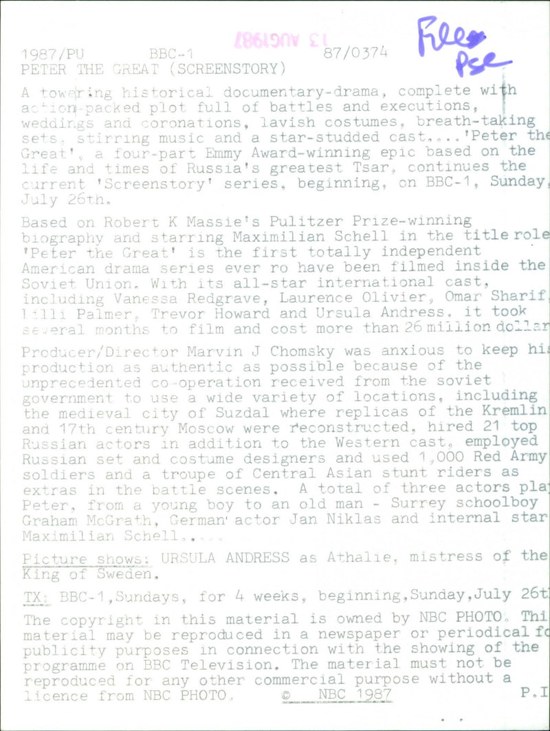 Ursula Andress - Vintage Photograph