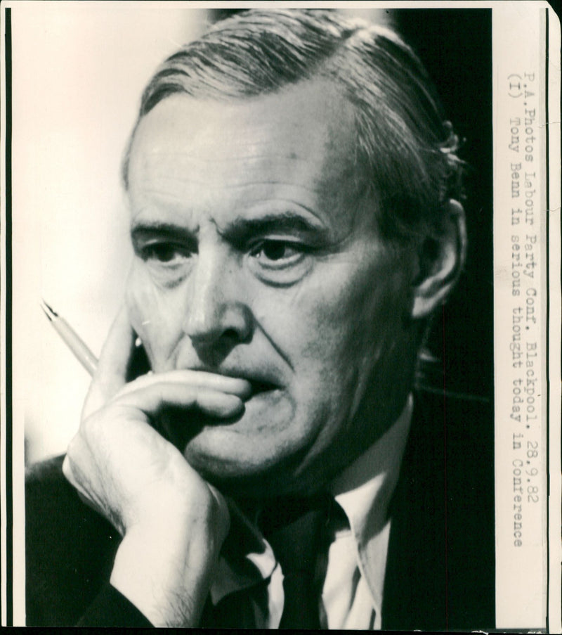 Tony Benn - Vintage Photograph