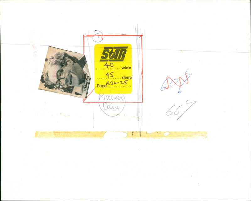 Michael Caine - Vintage Photograph