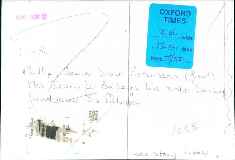 Phillip Bailey - Vintage Photograph