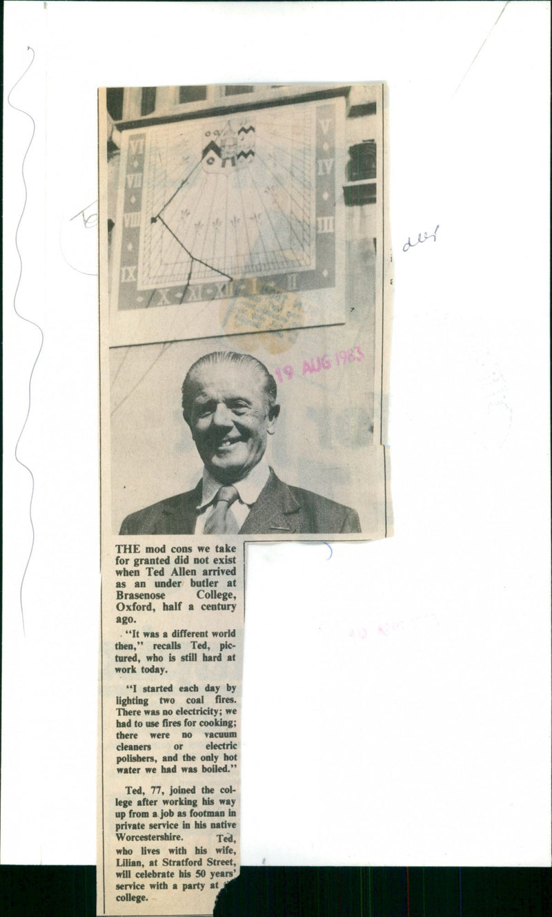 Ted Allen - Vintage Photograph