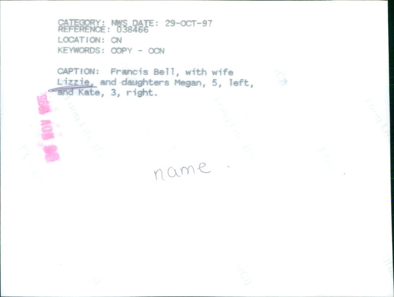 Lizzie Bell - Vintage Photograph