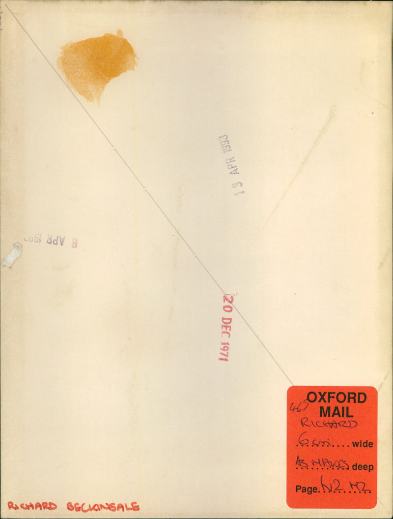 Richard Beckinsale - Vintage Photograph