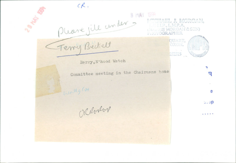 Terence Beckett - Vintage Photograph