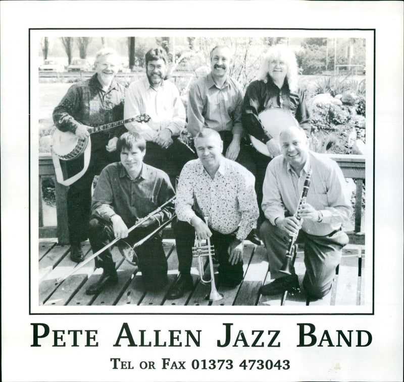 Pete Allen Jazz Band - Vintage Photograph
