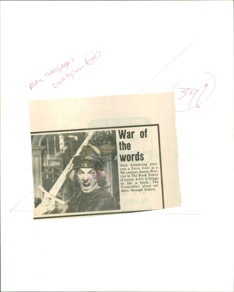 Alun Armstrong - Vintage Photograph