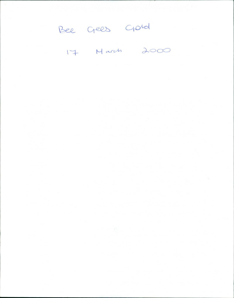 Bee Gees - Vintage Photograph