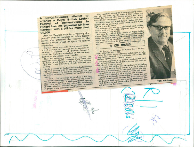 Ivan Benham - Vintage Photograph