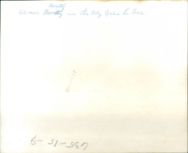 Warren Beatty - Vintage Photograph