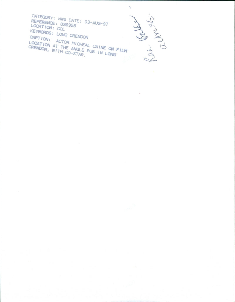 Michael Caine - Vintage Photograph