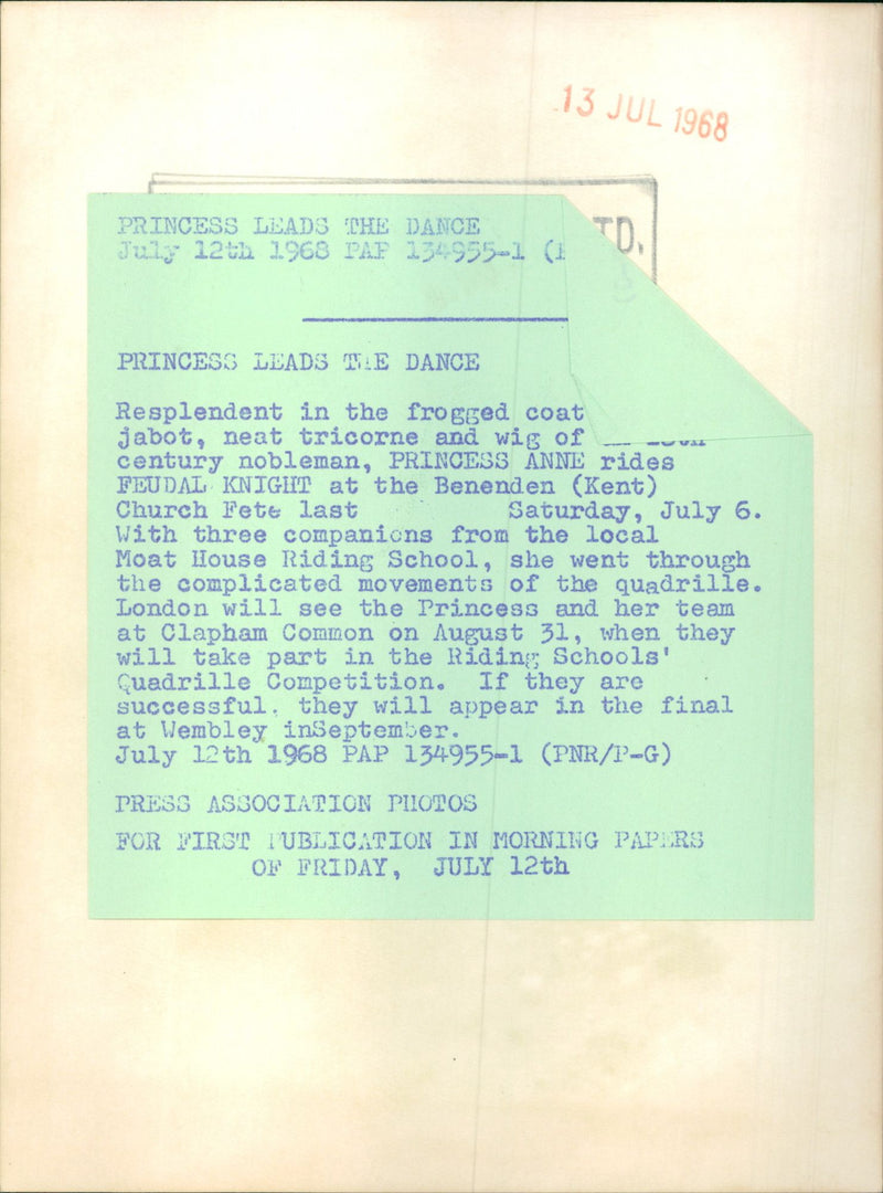 Princess Anne - Vintage Photograph