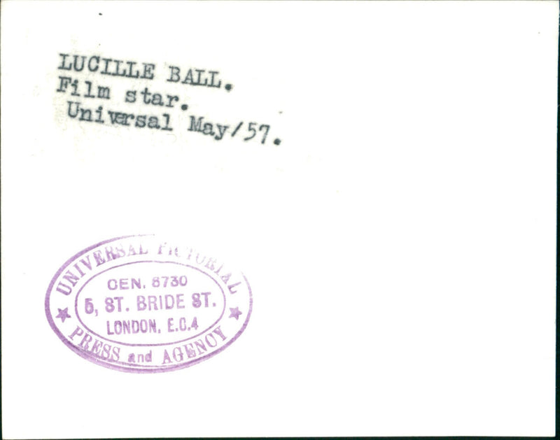 Lucille Ball - Vintage Photograph