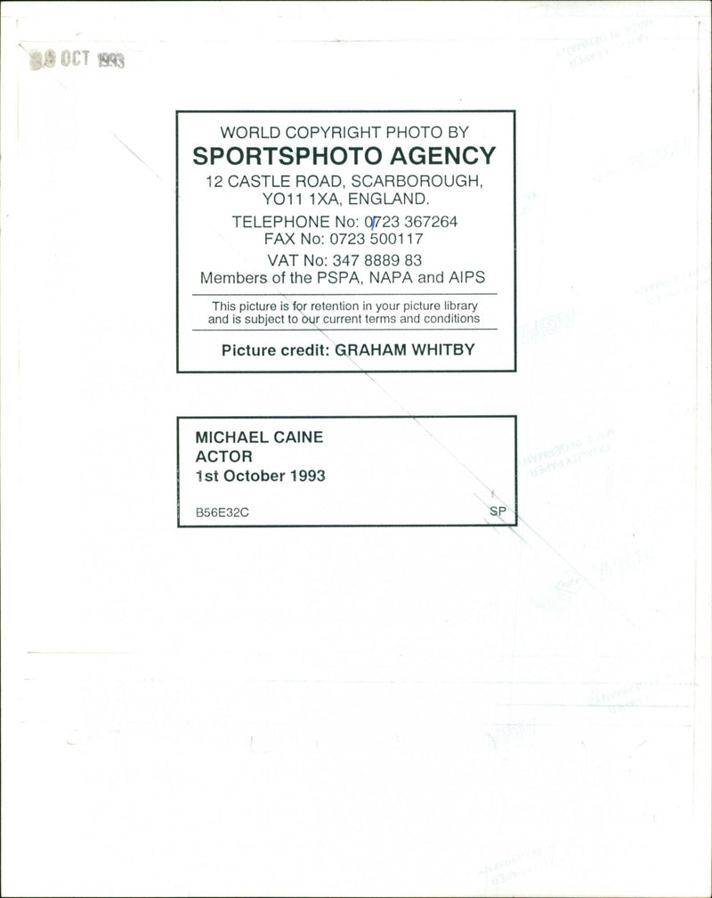 Michael Caine - Vintage Photograph