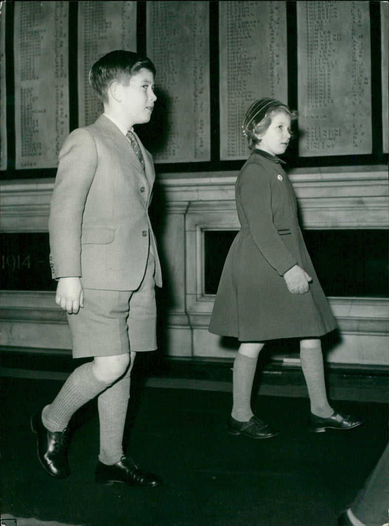 Prince Charles and Princess Anne - Vintage Photograph