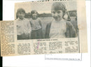 Rachel Beevers with school friends - Vintage Photograph