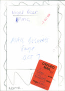 Nigel Beer - Vintage Photograph