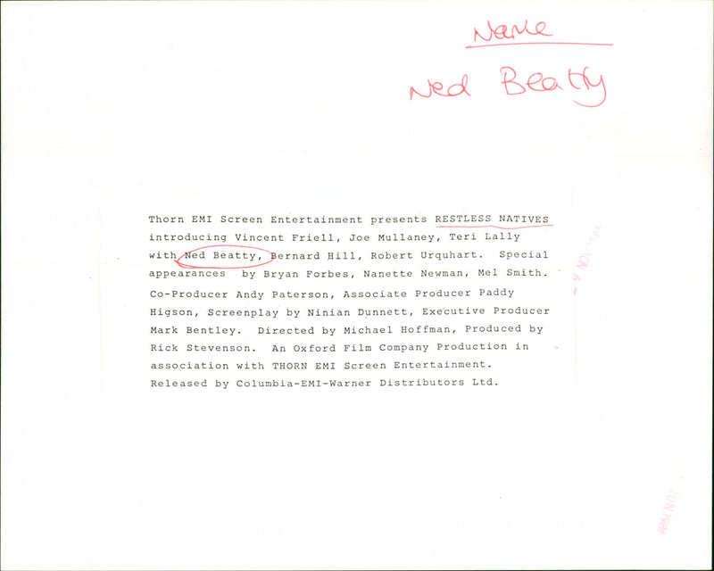 Ned Beatty - Vintage Photograph