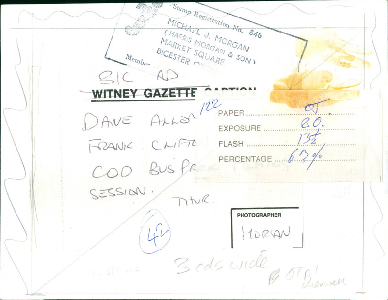 Dave Allen - Vintage Photograph