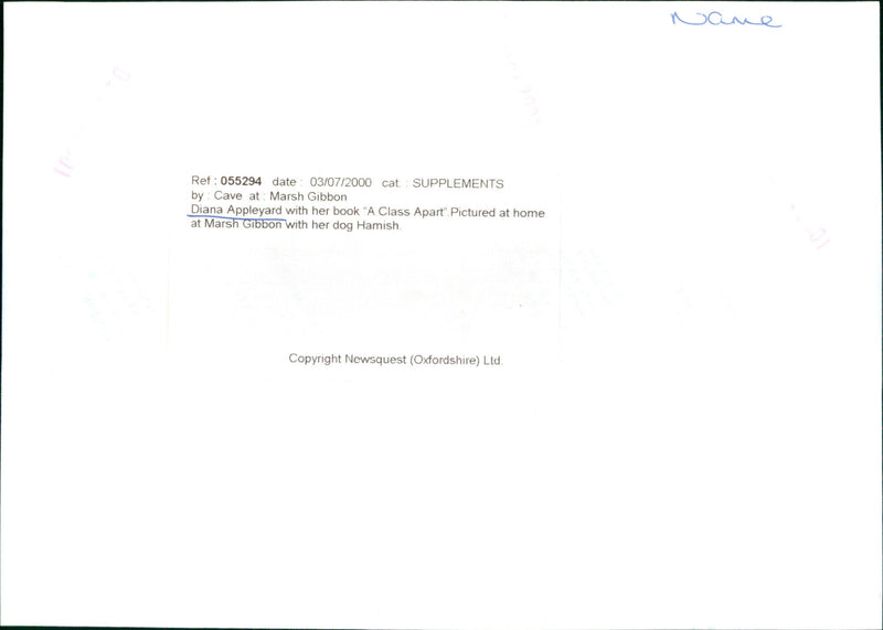 Diana Appleyard - Vintage Photograph