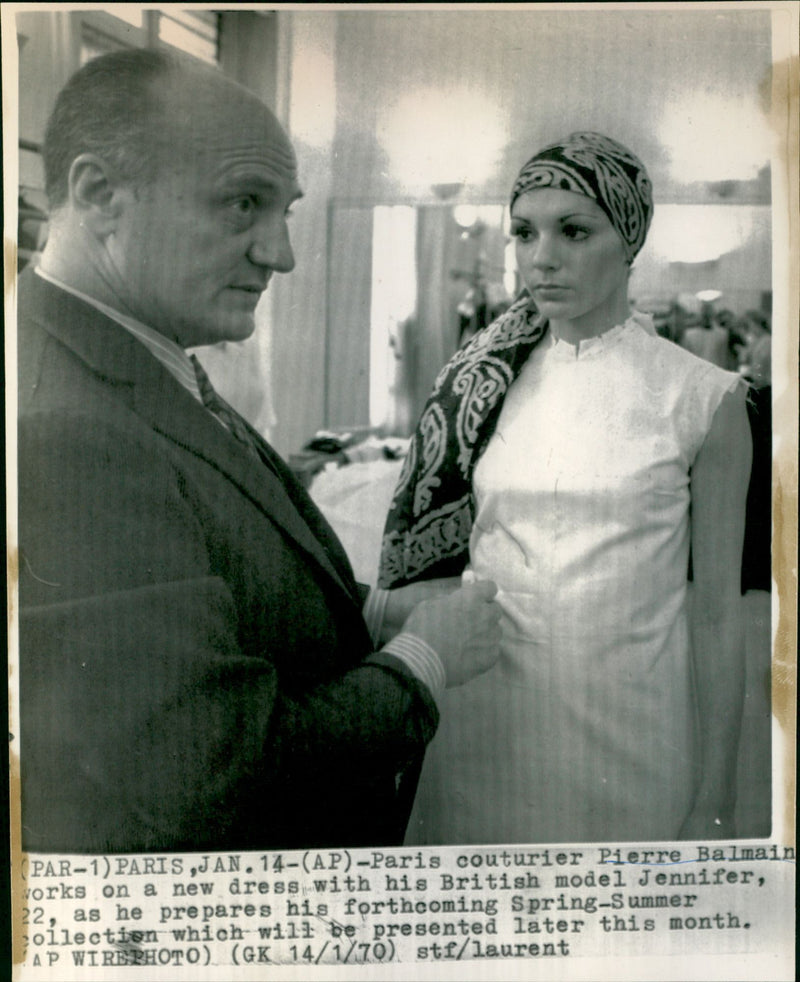 Pierre Balmain - Vintage Photograph