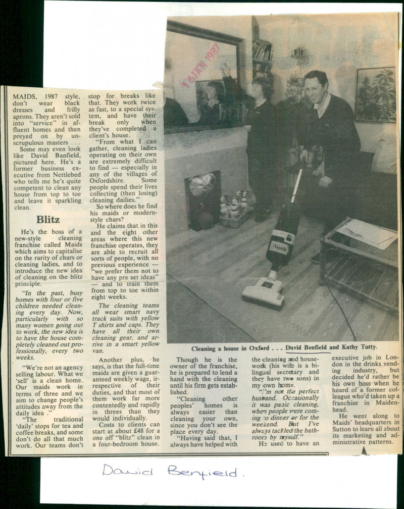 David Benfield - Vintage Photograph