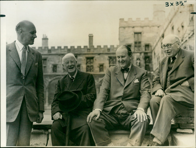 Thomas Armstrong with other Musicians - Vintage Photograph