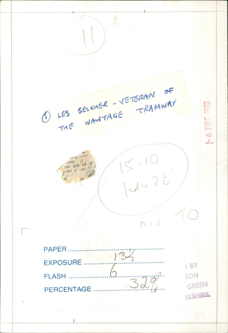 Les Belcher - Vintage Photograph