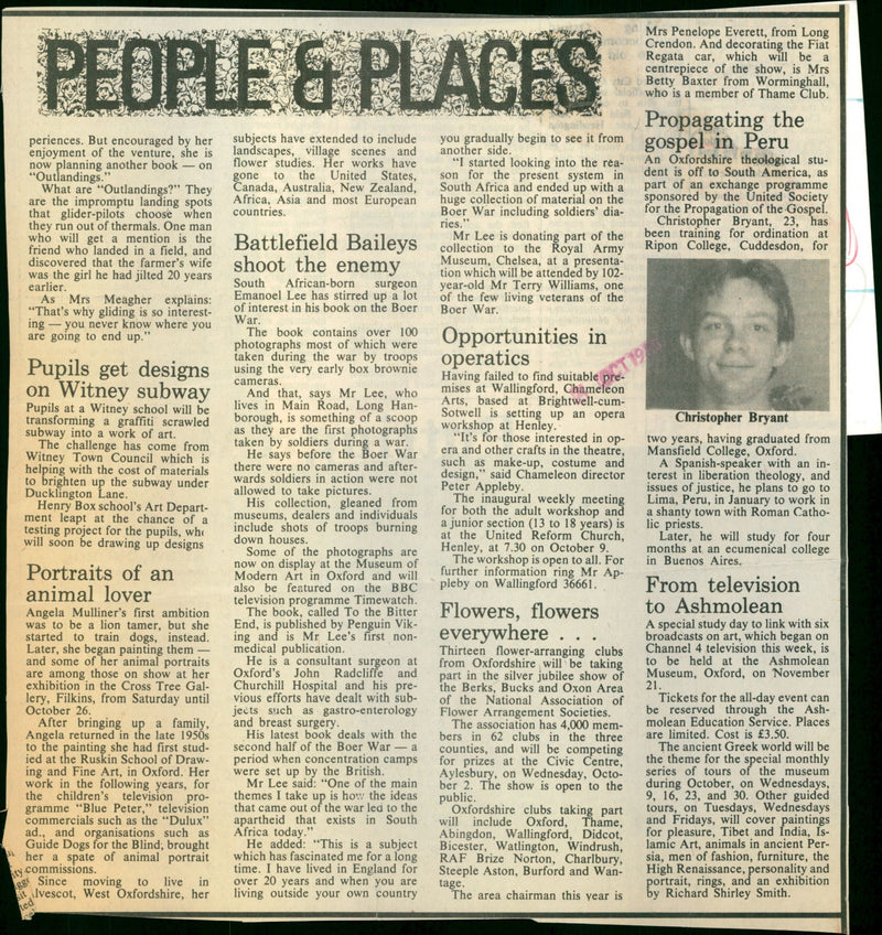 Christopher Bryant - Vintage Photograph