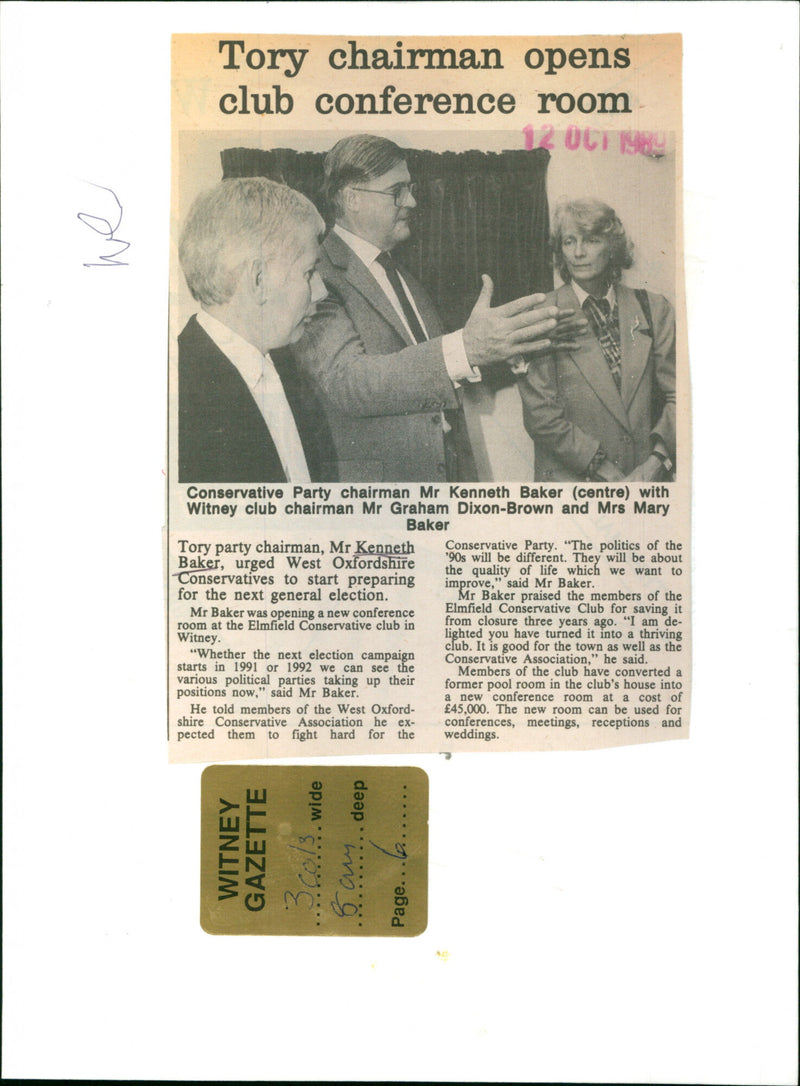 Kenneth Baker - Vintage Photograph