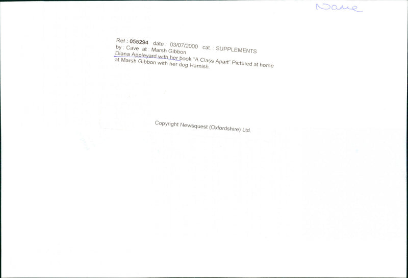 Diana Appleyard - Vintage Photograph