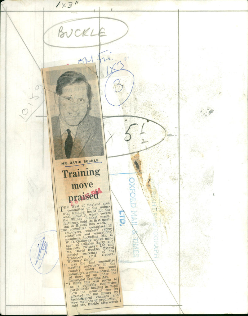 David Buckle - Vintage Photograph