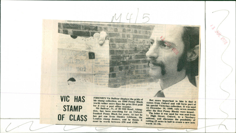 Vic Balfour - Vintage Photograph