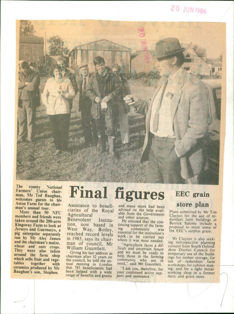 Ted Baughan - Vintage Photograph