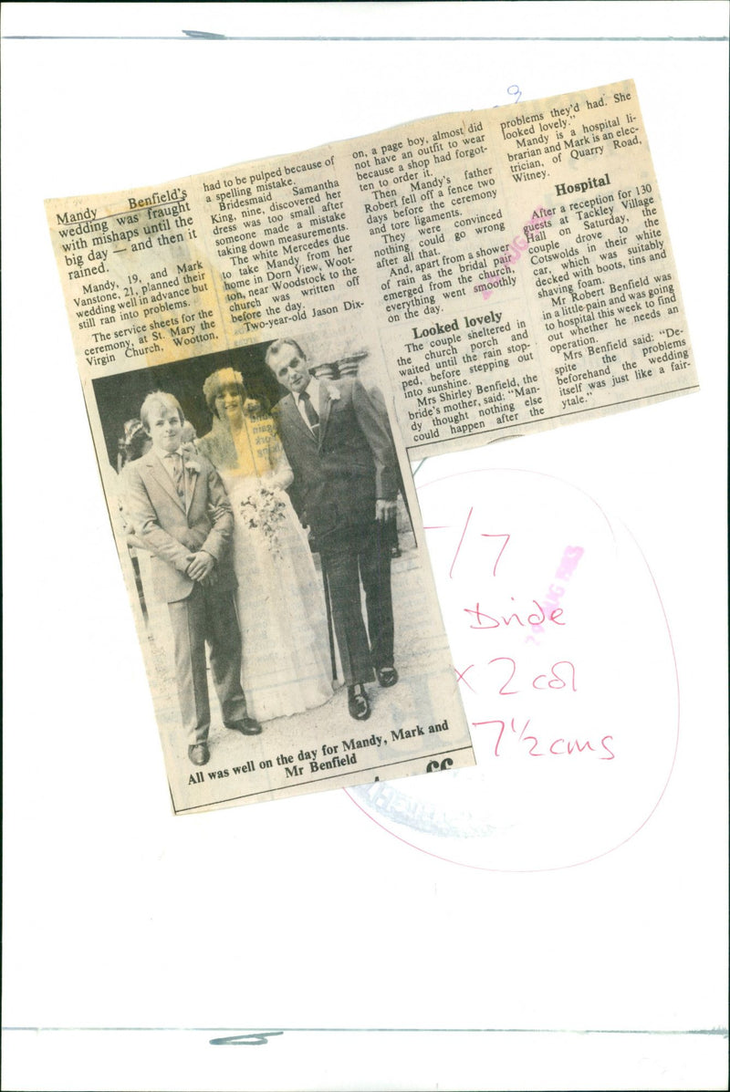 Mandy Benfield - Vintage Photograph