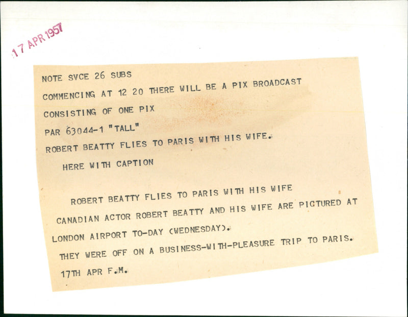 Robert Beatty - Vintage Photograph