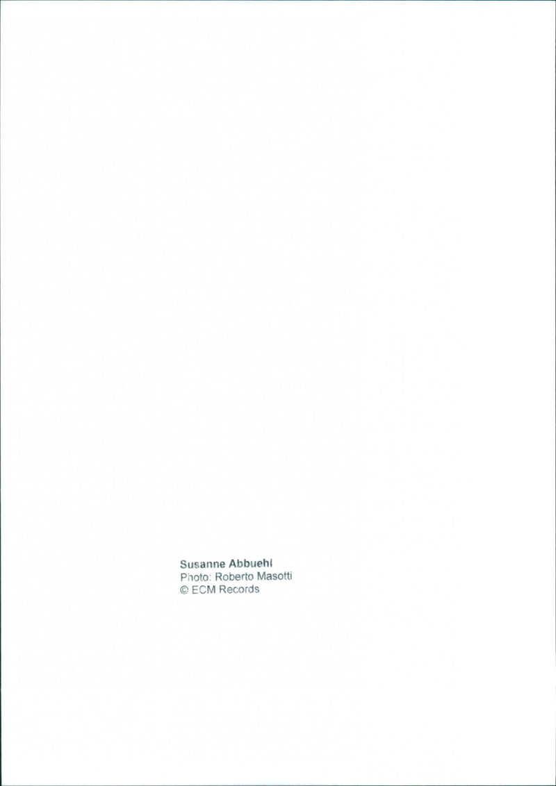 Susanne Abbuehi - Vintage Photograph