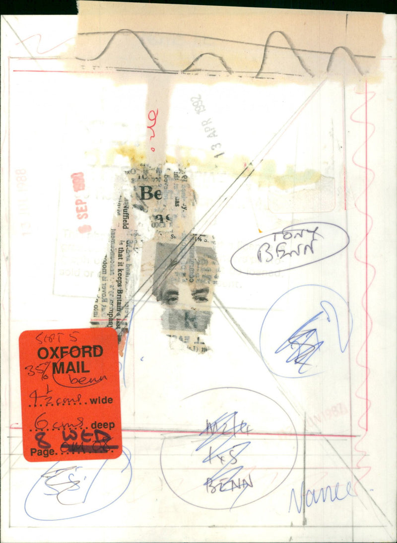 Tony Benn - Vintage Photograph