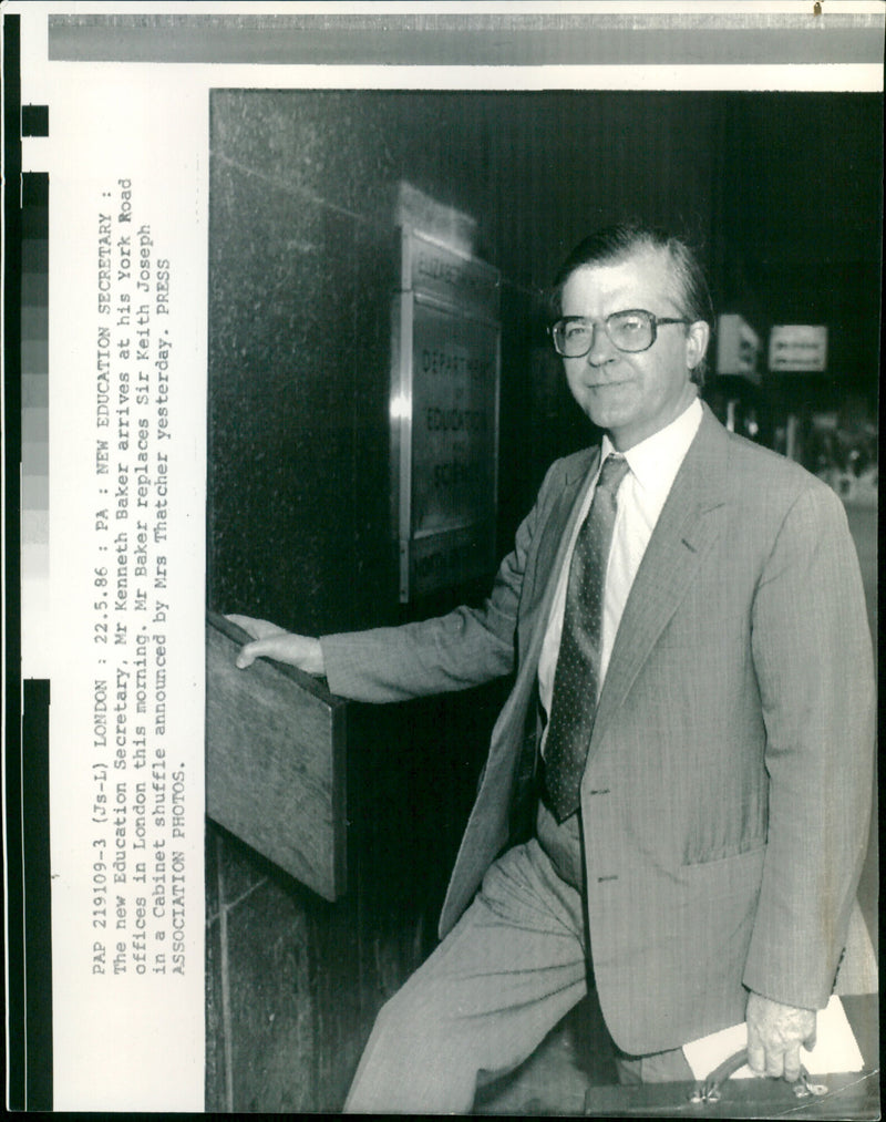 Kenneth Baker - Vintage Photograph