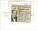 Tony Bennett - Vintage Photograph