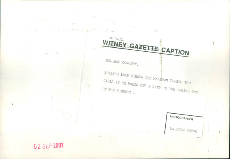 Bay City Rollers - Vintage Photograph