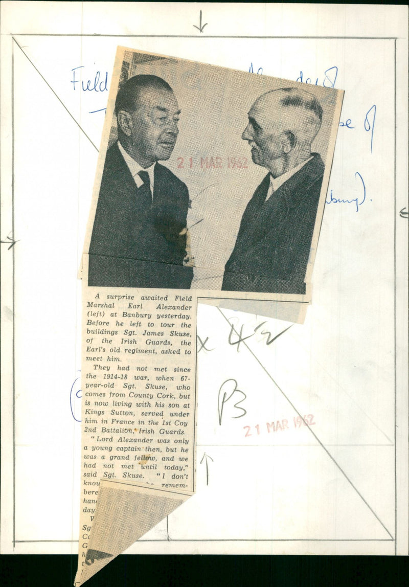 Field Marshal Earl Alexander of Tunis - Vintage Photograph