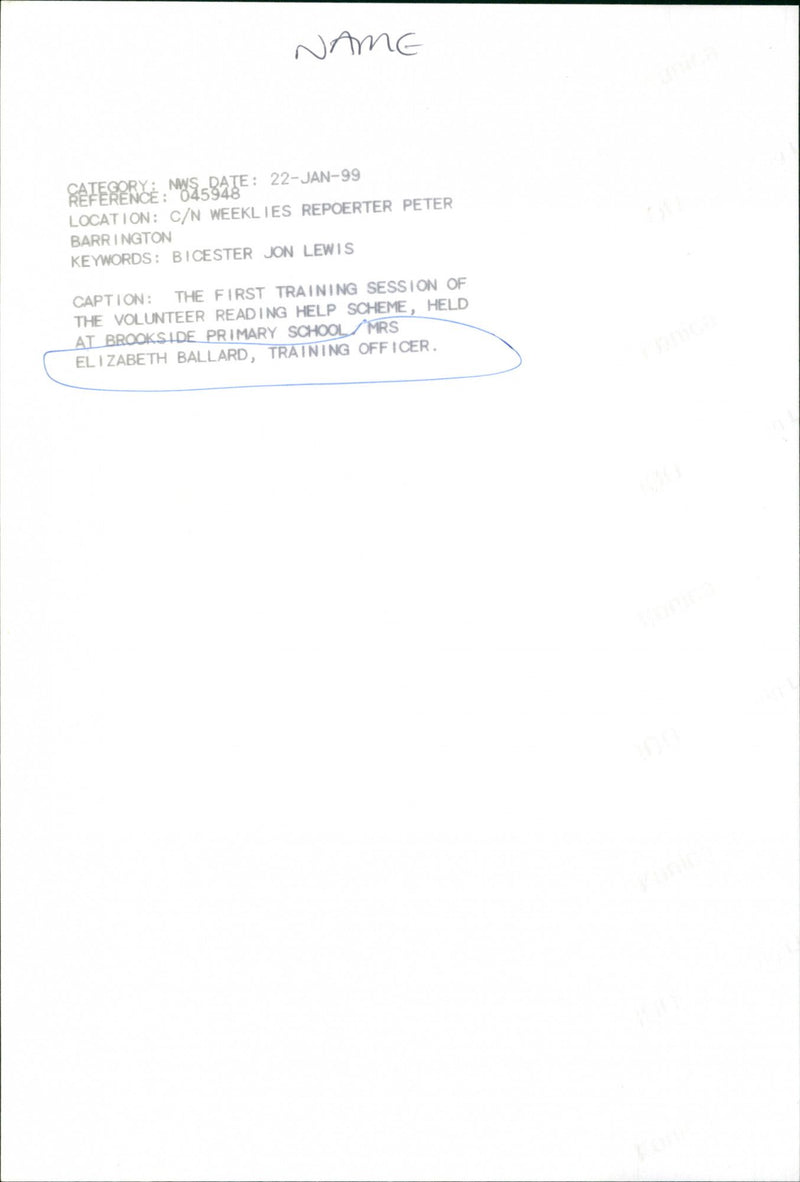 Elizabeth Ballard - Vintage Photograph