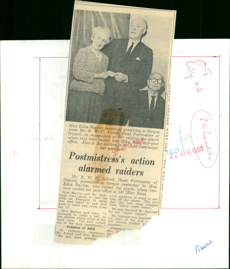 Miss Edna Bayliss - Vintage Photograph