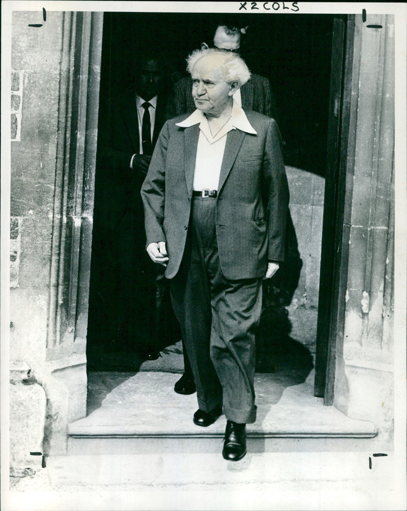 David Ben-Gurion - Vintage Photograph